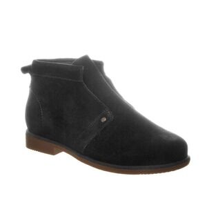 Bearpaw Chukka Boot Carmel Womens 6 Black Suede Ankle Bootie‎ New